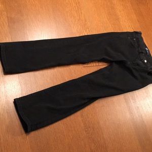 Black jeans, Gap straight leg